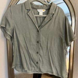 Olive green shirt